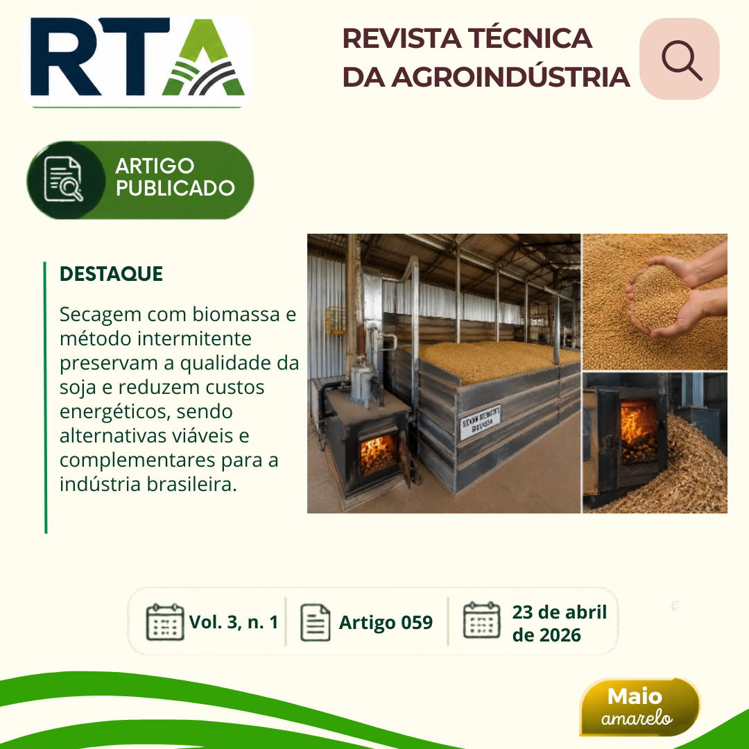 TECNOLOGIAS DE SECAGEM EM GRÃOS E SEUS IMPACTOS NA QUALIDADE DOS ALIMENTOS